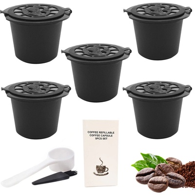 Huizhou Haiswei Daily Necessities Opakovateľne použiteľné kapsulky Nespresso s krabičkou 5 ks