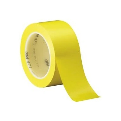 3M 471 Lepicí páska z měkkého PVC 0,12 mm x 50 mm x 33 m žlutá