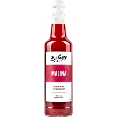 Baťkovy sirupy malina 0,5 l