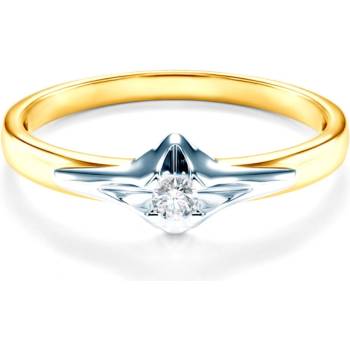 SAVICKI Годежен пръстен Savicki: двуцветно злато, диамант