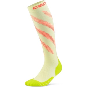 CEP Мъжки компресионни чорапи CEP Run Edt. Elliptic Socks Tall Compression socks - lime/neon coral - размер V (207-1137-0213)
