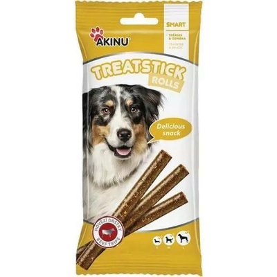 Akinu Treatstick maškrty 12 ks rolls beef tripe 120 g