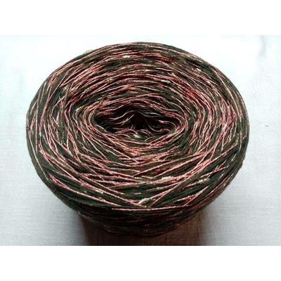 Merino Khaki-lachs-gold 3-nitka 1000m s nopkovou nitkou