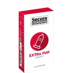 Secura Extra Fun - Презервативи с мидички (12 бр. )