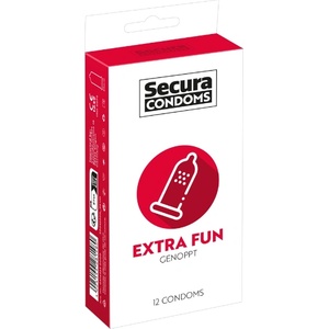 Secura Extra Fun - Презервативи с мидички (12 бр. )