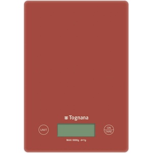 Tognana Кухненска везна TOGNANA PICC. ELETT IRIDEA Rosso, 5 кг (D2DBL50IRROA) Кухненски везни