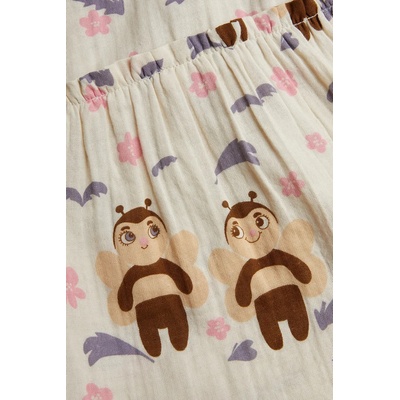 Mini Rodini Детска памучна рокля Mini Rodini Muslin bee (2565011411)