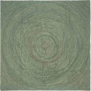 vidaXL Килими за помещение Маслиненозелено 200 x 200 cm юта (42010587)