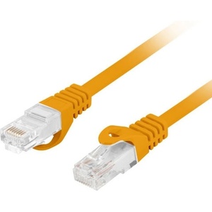 Lanberg Пач кабел Lanberg PCU6-10CU-0025-O, U/UTP, Cat. 6, 0.25m, оранжев (PCU6-10CU-0025-O)