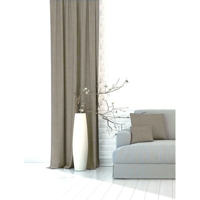 Zatemňovací záves alebo látka, SUPER Blackout PURE, sivo-béžová č. 5, 280 cm 280 cm