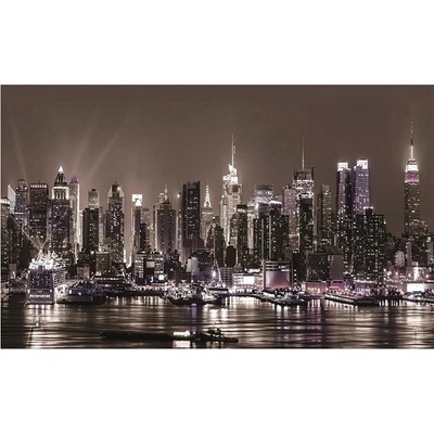 Postershop Fototapeta vliesováNoční New York rozměry 254x368 cm