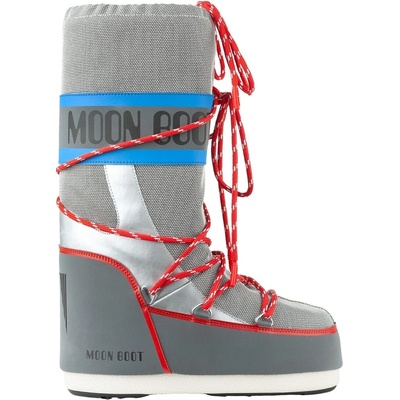 Moon Boot Icon Space Racing Silver/Blue/Red
