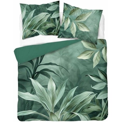 Detexpol obliečky 3D Listy zelená micro Polyester mikrovlákno 220x200 2x70x80