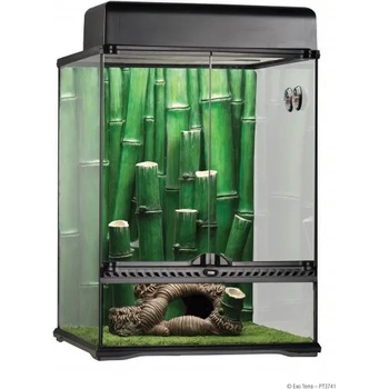 EXO TERRA BAMBOO FOREST HABITAT TERRARIUM Large - оборудван терариум от бамбуковите гори, 45 x 45 x 60 cm, ГЕРМАНИЯ - PT3741