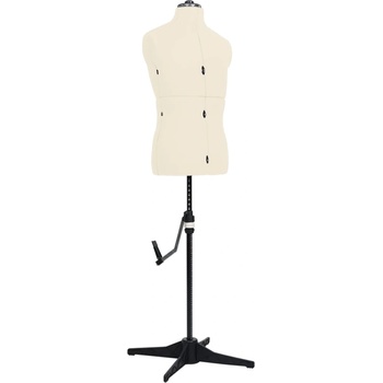 Image 1 of vidaXL Регулируем манекен, мъжки, кремав, размери 37-45 (288493)