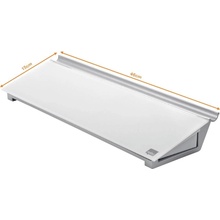 Nobo skleněná deska na psací stůl horizontální 458 x 154 mm