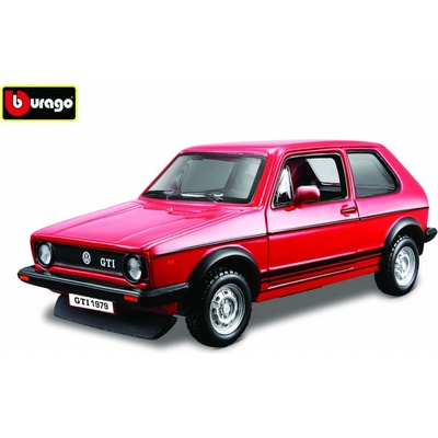 Bburago Classic VW Golf Mk1 GTI 1979 červená 1:32