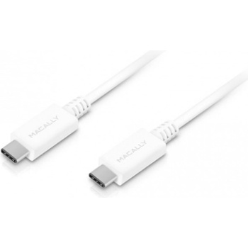 Macally Кабел Macally UCUC6-W, от USB C(м) към USB C(м), 1.8 m, бял (UCUC6-W)