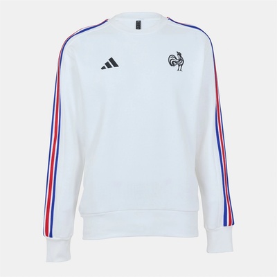 Adidas Блуза Adidas France Fan Crew Sweater 2025 Adults - White