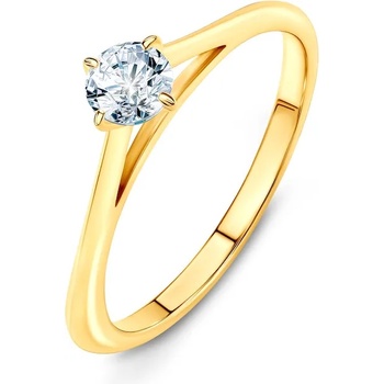 Image 1 of SAVICKI Годежен пръстен The Light: злато, диамант