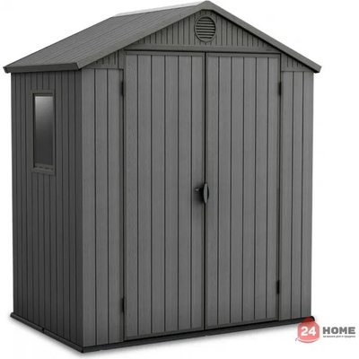 Keter Градинска барака Keter Darwin, графит 121x190 см