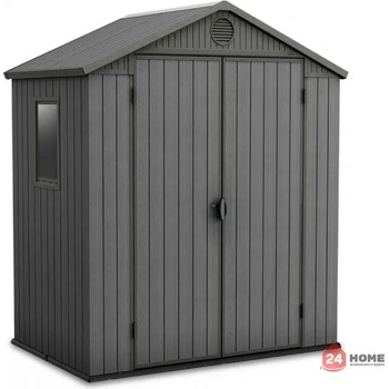 Image 1 of Keter Градинска барака Keter Darwin, графит 121x190 см