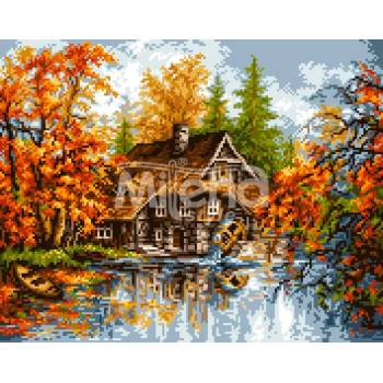 Image 1 of Milena Style Диамантен гоблен " Горска воденица"