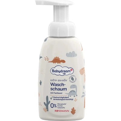 Babydream Mycí pěna pro děti Extra sensitive 250 ml