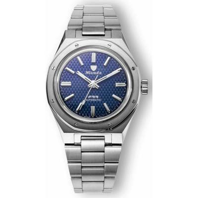 Nivada Grenchen F77 Blue 68001A77