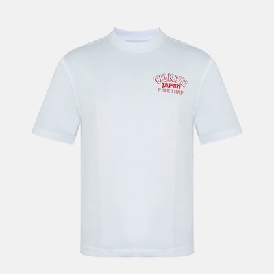 Firetrap Тениска Firetrap Men's Tokyo Oversized T-Shirt - White