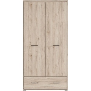 Black Red White Двукрилен гардероб Ronse SZF2D1S - bogdanmebel