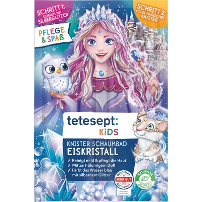 TETESEPT Praskajúci kúpeľ Ľadové kryštáliky 45 g
