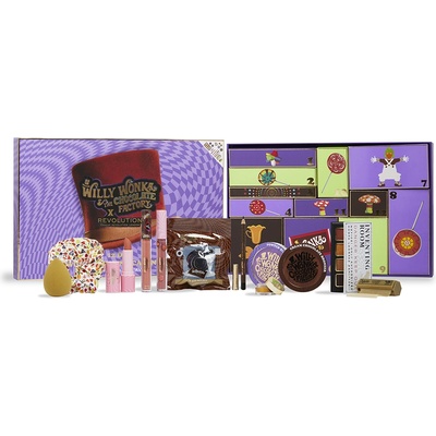 Revolution Beauty Willy Wonka & The Chocolate Factory Advent Calendar
