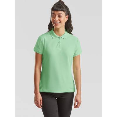 Mint Women's Polo Fruit of the Loom svetlozelená