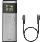 Hama Външна батерия /power bank/ Hama High Power, 20 000mAh, черна, 2x USB-C / 1x USB-A портове, 65W, кабел от USB-C(м) към USB-C(м) (HAMA-201741)