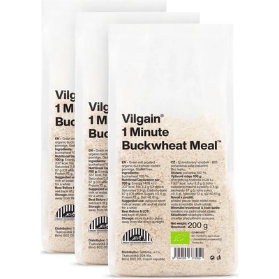 Vilgain Minutová pohanková kaše BIO 3 x 200 g