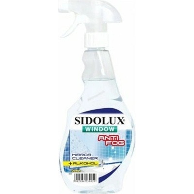 Sidolux Window Antifog čistič okien s nanočasticami obsahuje alkohol 500 ml