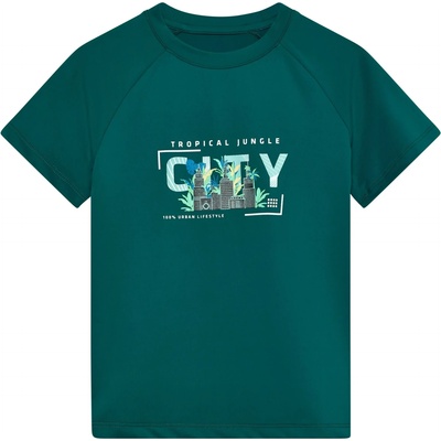 Color Kids Детска спортна тениска Color Kids Kid's T-Shirt with Print S/S Sport shirt - Mediterranea - размер 110 (EU) (704-5849-0214)