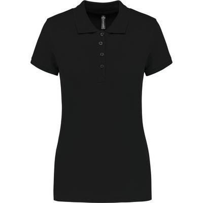 Kariban k255 / Дамска поло тениска от пике с къс ръкав - черна xxxl (20k25500213)