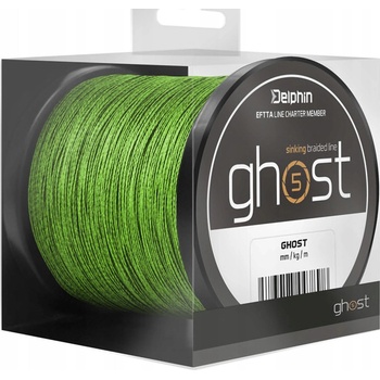 Delphin šnúra GHOST 4+1 green 600m 0,23mm 30lb