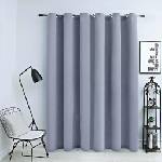 Pure Line Home Плътна завеса в цвят сив с метални халки, 290 x 245 см