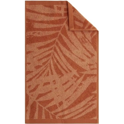 Sconto osuška Floral farn oranžová 70 x 140 cm