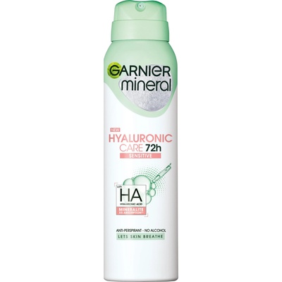Garnier Mineral Спрей дезодорант Hyaluronic Care 72H, 150 ml