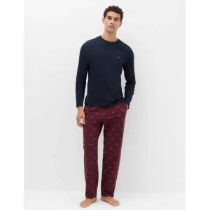 Marks & Spencer Пижама от чиста памук с мотив такса Marks & Spencer червена Marks & Spencer | Cherven | МЪЖЕ | S