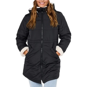 Rip Curl Дамско палто Rip Curl Women's Anti-Series Anoeta Long Line Coat - Washed Black (102-4733-0215)