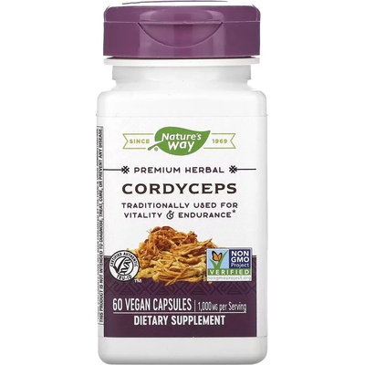 Nature's Way Cordyceps, 500 mg, 60 капсули, Nature’s Way (15384)