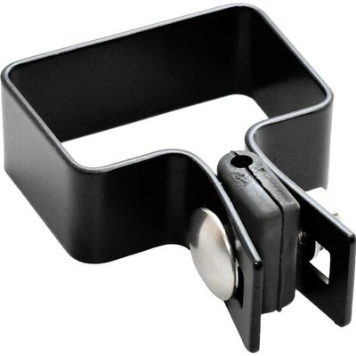 EKOfence Objímka koncová na plotový stĺpik ZnPVC 60x40mm čierna M 13622