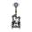 MetalCraft Метален конструктор MetalCraft, Мини китара GL, черна (M3209-B)