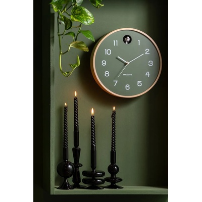 Karlsson Часовник с кукувичка Karlsson Natural Cuckoo 31, 5 cm (KA5886GR)