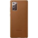 Pouzdra a kryty na mobilní telefony Samsung Leather Cover Galaxy Note20 Brown EF-VN980LAEGEU